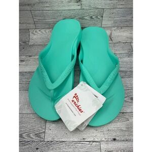 Archies Arch Support Flip Flops Mint Green Men 10 Women 11 Orthotic Sandals NEW